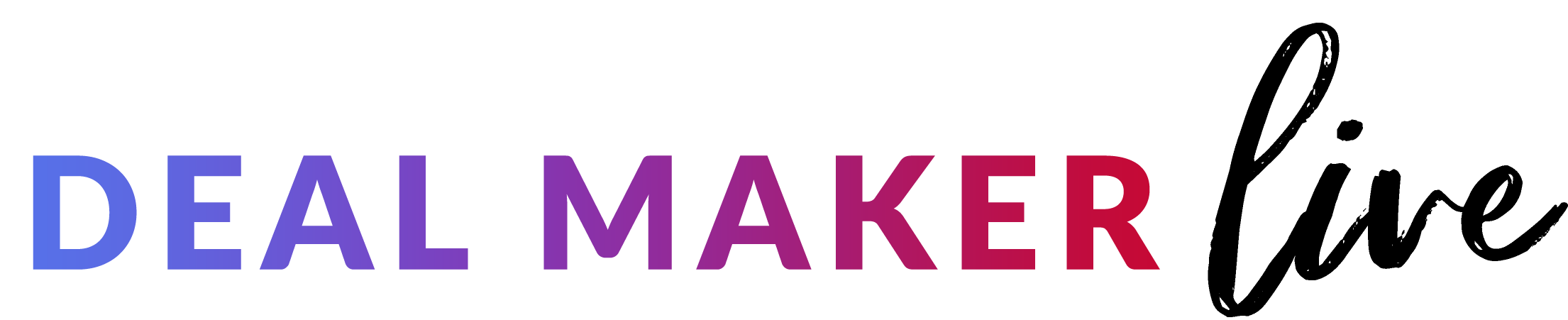 DEAL MAKER LIVE logo black