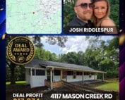 josh riddlespur, mason creek